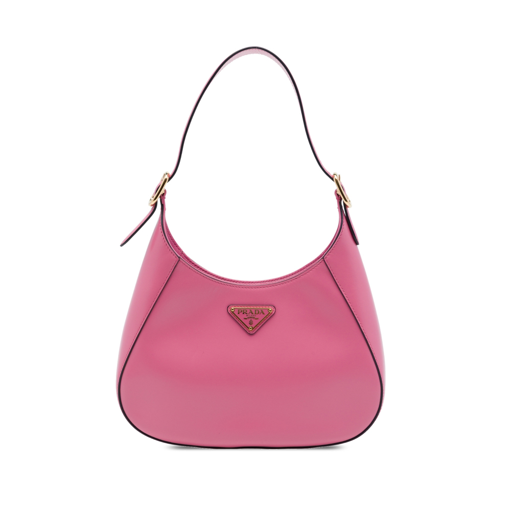 Pre-Loved Prada Spazzolato Leather Cleo Shoulder Bag